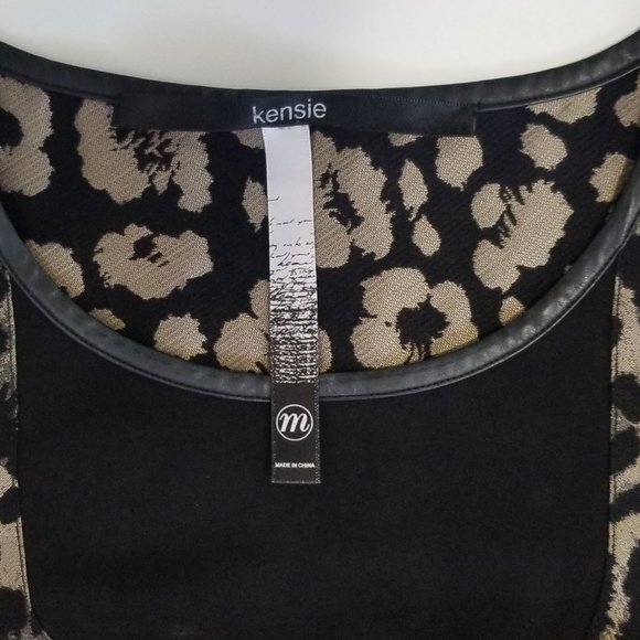 Kensie Leopard Cocktail Dress - Picture 3 of 3